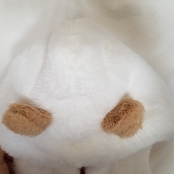 First Impressions Bear Hooded White Faux Fur Vest 18 Months - Picture 5 of 12